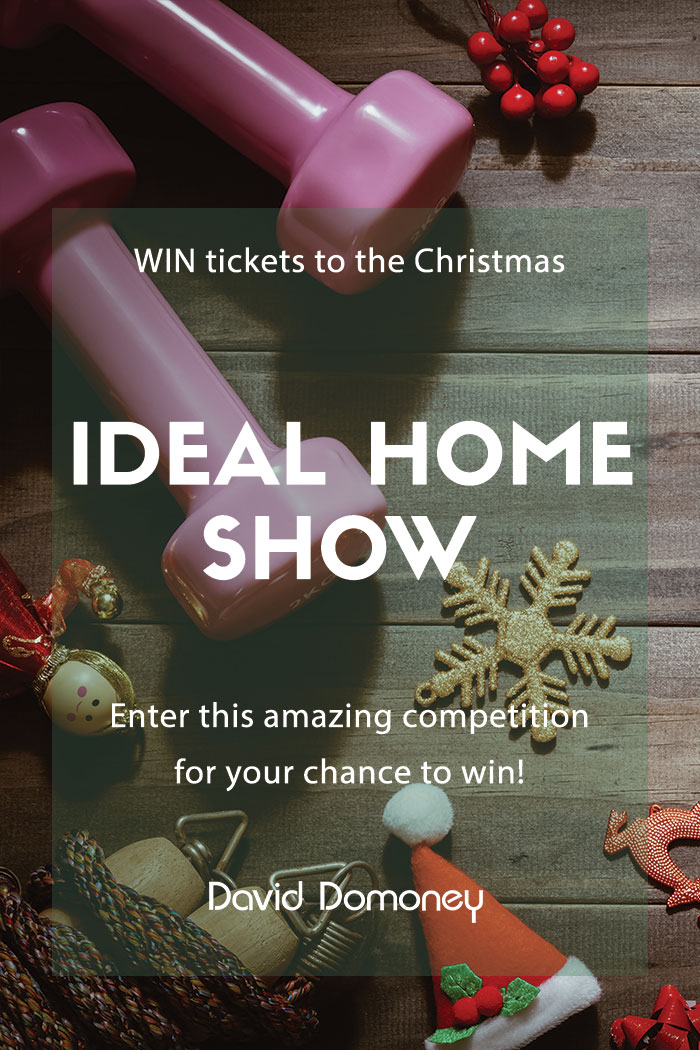 Ideal Home Show Christmas Tickets David Domoney