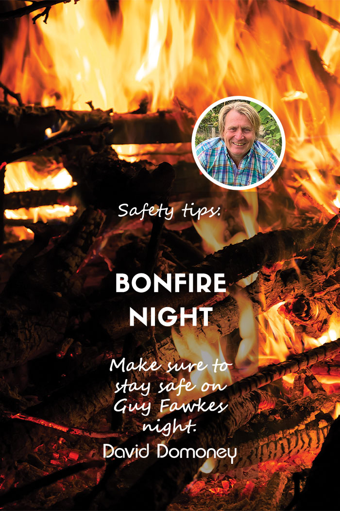 safety tips bonfire night