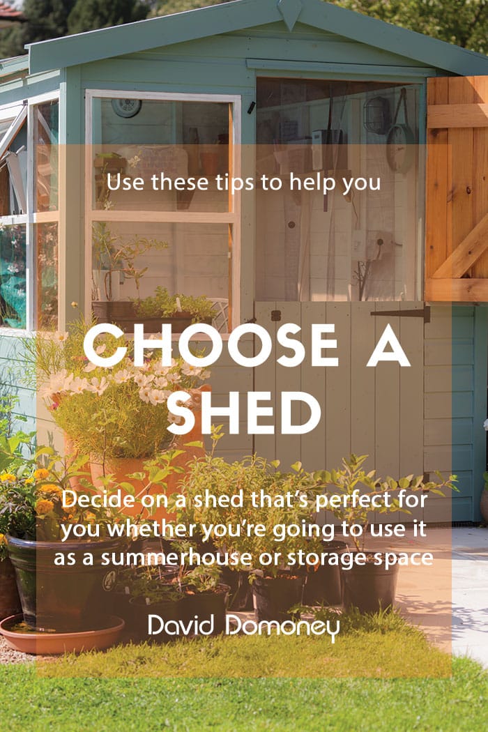 Choosing a shed