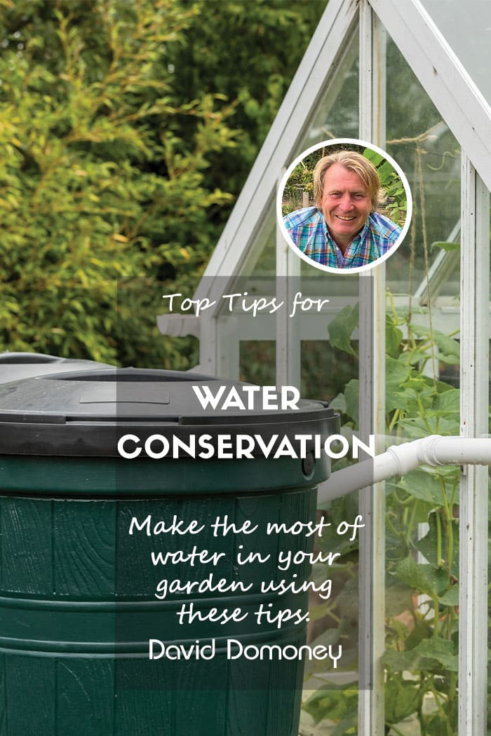 Water conservation feature