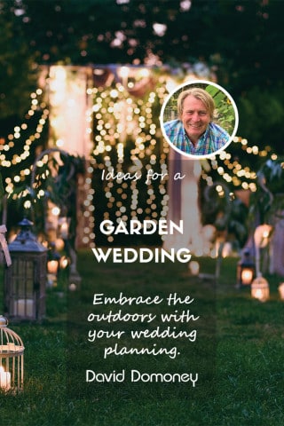 garden wedding feature