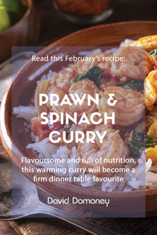 Prawn spinach curry feature