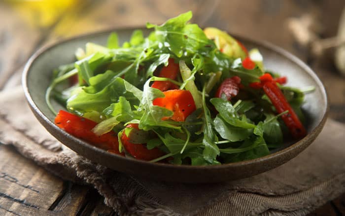 Plate of salad