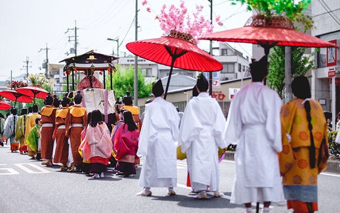 Kyoto Hollyhock festival