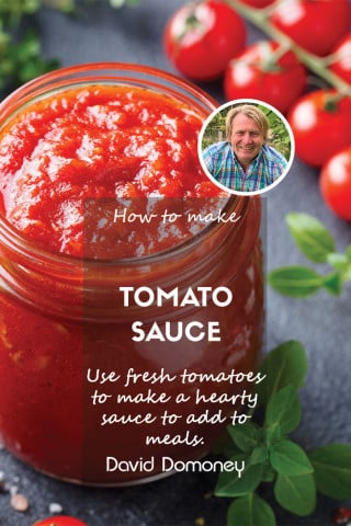 How to make a tomato sauce feature