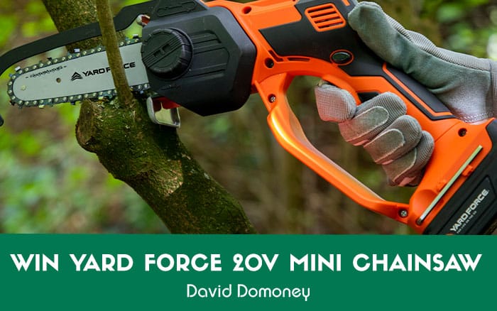 Yard Force Prize Draw September 2024 Mini Chainsaw