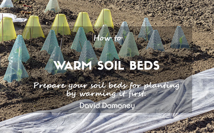 How to warm soil beds